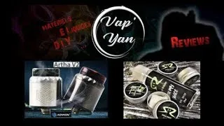 Miniature : 🤟 💨 ARTHA rda V2 by ADVKEN / 🍐  WITH MY JUICE 🍐  by Ohm My Build & MixupLabs