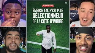 Miniature : 😱 COÛT DE TONNER : EMERSE FAÉ N’EST PLUS SÉLECTIONNEUR DE LA CÔTE D’IVOIRE ! 