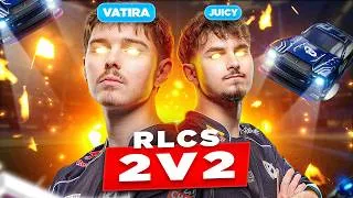 Miniature : VATIRA & JUICY DETRUISENT LES RLCS 2V2 vs DES PROS....