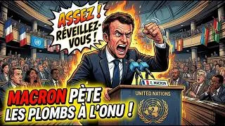 Miniature : MACRON PÈTE LES PLOMBS À L'ONU ! 💣guerre diplomatique?🔥