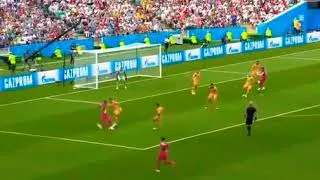 Miniature : But de Carrillo face à L'Australie 1-0