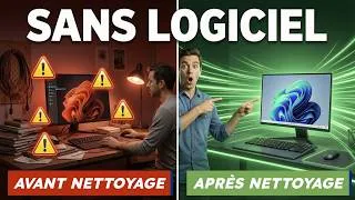 Miniature : Nettoyer Windows SANS logiciel (méthode simple)