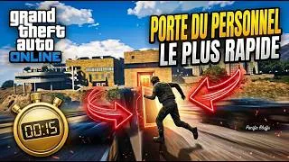 Miniature : GTA ONLINE COMMENT PASSE PAR LA PORTE DU PERSONNEL RAPIDE BRAQUAGE KORTZ CENTER ELITE SOLO GTA 5