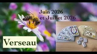 Miniature : ♒️ Verseau ♒︎ mi-Juin & Juillet 2026 🌹Amour : Exprimez-vous ! | Période Faste pour Tout 🔮
