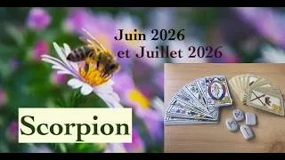 Miniature : ♏️ Scorpion ♏︎ mi-Juin & Juillet 2026 🌹🌞 Vous-vous Aimez Plus ! AMOUR : Faites le Premier Pas !🔮