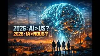 Miniature : 2026 : l’IA dépasse-t-elle vraiment l’humanité ? | Le Debrief IA en 10 mins - Podcast