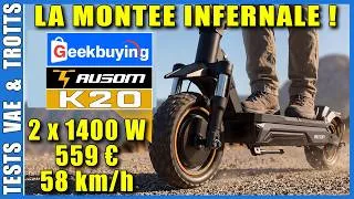 Miniature : 💙Montée infernale Trottinette Ausom K20 Geekbuying 💙