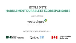 Miniature : École d’été Vestechpro 2024 – Habillement durable et écoresponsable