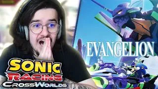 Miniature : EVANGELION ARRIVE DANS SONIC RACING CROSSWORLDS !! │REACTION