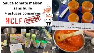 Miniature : 🍅 SAUCE TOMATE maison (HCLF). Comment faire ses propres bocaux ? On cuisine ensemble ! 🍅