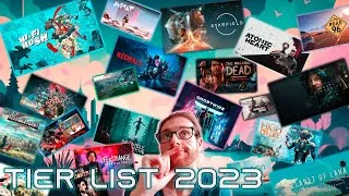 Miniature : ON VA PAS ÊTRE D'ACCORD - Tier List jeux vidéos de la chaîne 2023