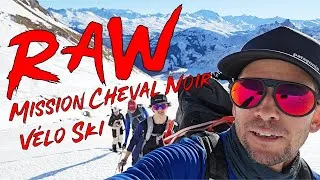 Miniature : Raw Mission Cheval noir en Combo Vélo Ski