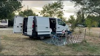 Miniature : le van tour 2025 de mon renault trafic 3 avec du bois de récupération