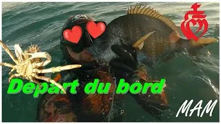 Miniature : 190🐟 Tuto Chasse sous-marine en Vendée / Départ du bord & météo    #pechesousmarine  #video2mam