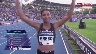 Miniature : Meeting de Paris : 400 m femmes (Shaunae MILLER UIBO - 50.10 sec)
