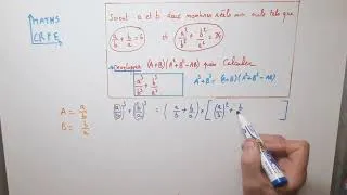Miniature : 👉  Maths : calcul algébrique, développement et raisonnement sophistiqué