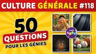 Miniature : 🎯 QUIZ DE CULTURE GÉNÉRALE #118 : 50 questions - 4 possibilités - 1 bonne réponse #videoquiz