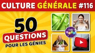 Miniature : 🎯 QUIZ DE CULTURE GÉNÉRALE #116 : 50 questions - 4 possibilités - 1 bonne réponse #videoquiz