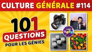 Miniature : 🎯 QUIZ DE CULTURE GÉNÉRALE #114 : 101 questions - 4 possibilités - 1 bonne réponse #videoquiz
