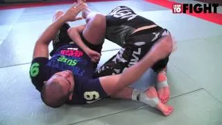 Miniature : Jujigatame, Omoplata depuis la garde fermée