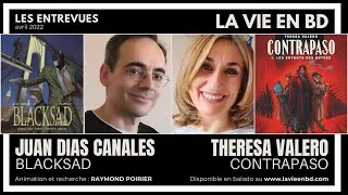 Miniature : AUDIO / JUAN DIAS CANALES et THERESA VALERO, entre BLACKSAD et CONTRAPASO