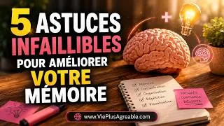 Miniature : Mémoire Parfaite: 5 Astuces 🧠⚡ #Memoire #Focus #Neuro