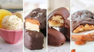 Miniature : 4 RECETTES DE GLACE MAISON SANS GLUTEN ET SANS LAIT | recette spéciale canicule