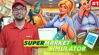 Miniature : je DÉCOUVRE les MISE A JOURS de SUPERMARKET SIMULATOR ! - Episode 1