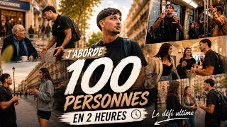 Miniature : J'ABORDE 100 personnes en 2 HEURES ! Suis-je décédé à cause des rejets ?  (Experience social)