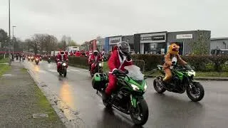 Miniature : Père Noël à Moto 2025 Nantes : 1er départ Village Motos