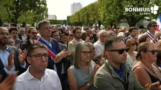 Miniature : Rassemblement républicain pour la Liberté, l'Égalité et la Fraternité  face à la haine.