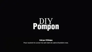 Miniature : DIY POMPON OCTOBRE ROSE