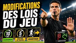 Miniature : ⚽ Nouvelles règles du football 2026/27 : les modifications des Lois du Jeu