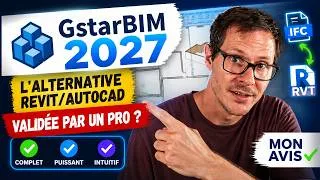 Miniature : 🚀 Test GstarBIM 2027 : L'Alternative Revit/AutoCAD Validée par un Pro ? (Mon Avis)