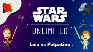 Miniature : Star Wars Unlimited - Leia vs Palpatine (2 joueurs)