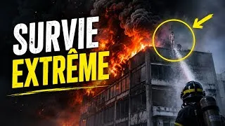Miniature : [IMAGES CHOC] Comment ont-ils survécu à cet enfer d’immeuble en feu ? 🤯