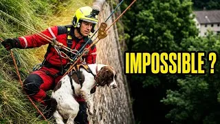 Miniature : SAUVETAGE EXTRÊME : Le chien pompier qui défie le vide ! 😱