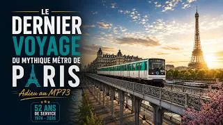 Miniature : Le dernier voyage du mythique métro de Paris - Adieu au MP73