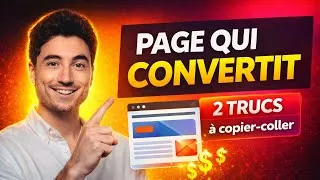 Miniature : Comment créer une page d'accueil qui CONVERTIT ? (2 trucs à copier-coller)