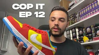 Miniature : COP IT | Ep 12 | LIVE COP DUNK LOW BART SIMPSON JORDAN 4 BLACK CANVAS USNKRS | BOT SNEAKERS !