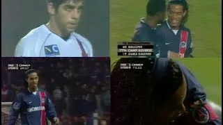 Miniature : PSG 2-0 OL (02-03) : Buts de Heinze & El Karkouri feat Ronaldinho