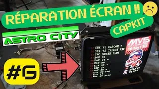 Miniature : Restauration borne d'arcade Sega : NEW ASTRO CITY #6 - Frayeur sur mon écran !! 😰