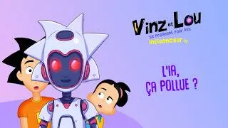 Miniature : L'IA, ça pollue ? - Vinz et Lou se prennent pour des influenceurs