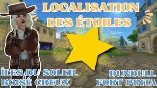 Miniature : LOCALISATION DES ETOILES ! ⭐ (Fort Pinta, Iles du Soleil, Dundull, Boisé Creux)