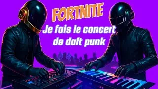 Miniature : Je fais le concert de daft punk 🎵 #fortnite #concert #vidéo #daftpunk #event #music #évènement 