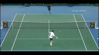 Miniature : Incroyable échange de balle au tennis 😲