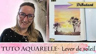 Miniature : Aquarelle Débutant : Peindre un Lever de Soleil Magique (Facile & Relaxant) avec Virginie LUCAS