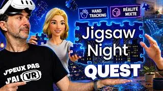 Miniature : Je découvre Jigsaw Night sur Quest : Puzzle VR, Hand Tracking et Réalité Mixte !