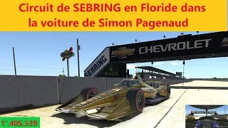 Miniature : #IndyCar 2021 Hotlap # Sebring International Raceway dans la voiture de #SimonPagenaud