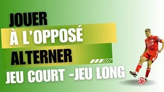 Miniature : Tactique football : Renverser pour alterner jeu court jeu long